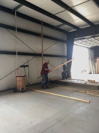 Remodeling work has begun to make room for the new brewery.